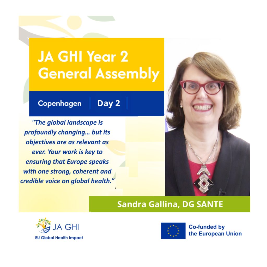 JA GHI Year 2 General Assembly - Sandra Gallina