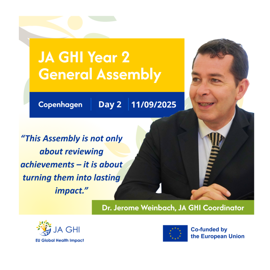 JA GHI Year 2 General Assembly - Dr. Jerome Weinbach